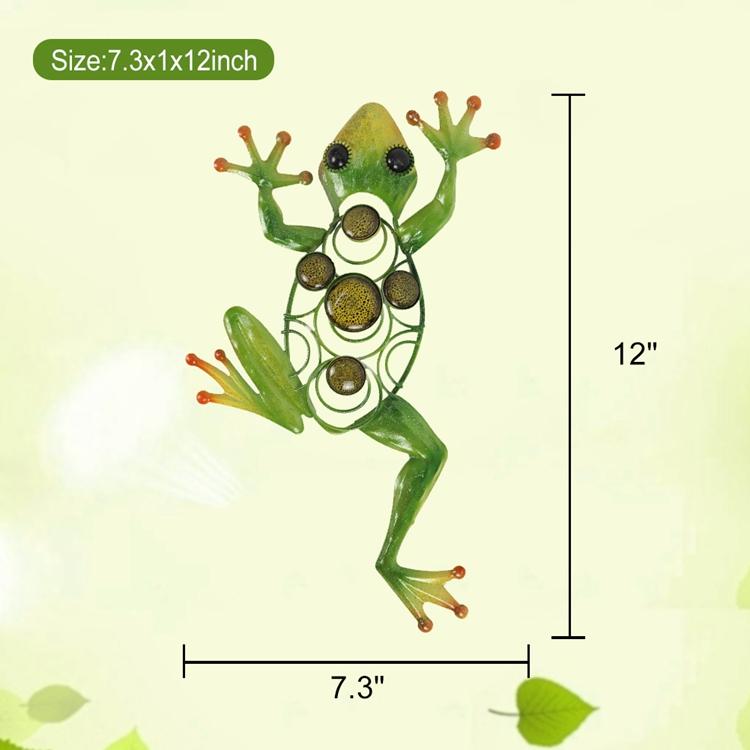 Metal Frog-EchoDecor