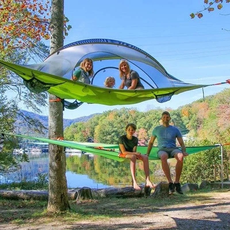 🔥Last Day Promotion 50% OFF🏃‍♂️MULTI-PERSON HAMMOCK- PATENTED 3 POINT DESIGN🤸‍♂️-EchoDecor