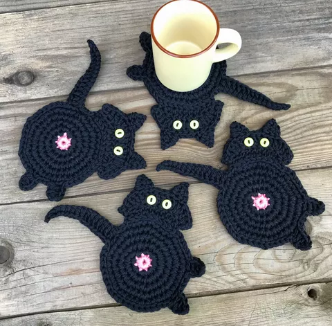 🔥Hot Sale-🐱Cat Butt Coasters-EchoDecor