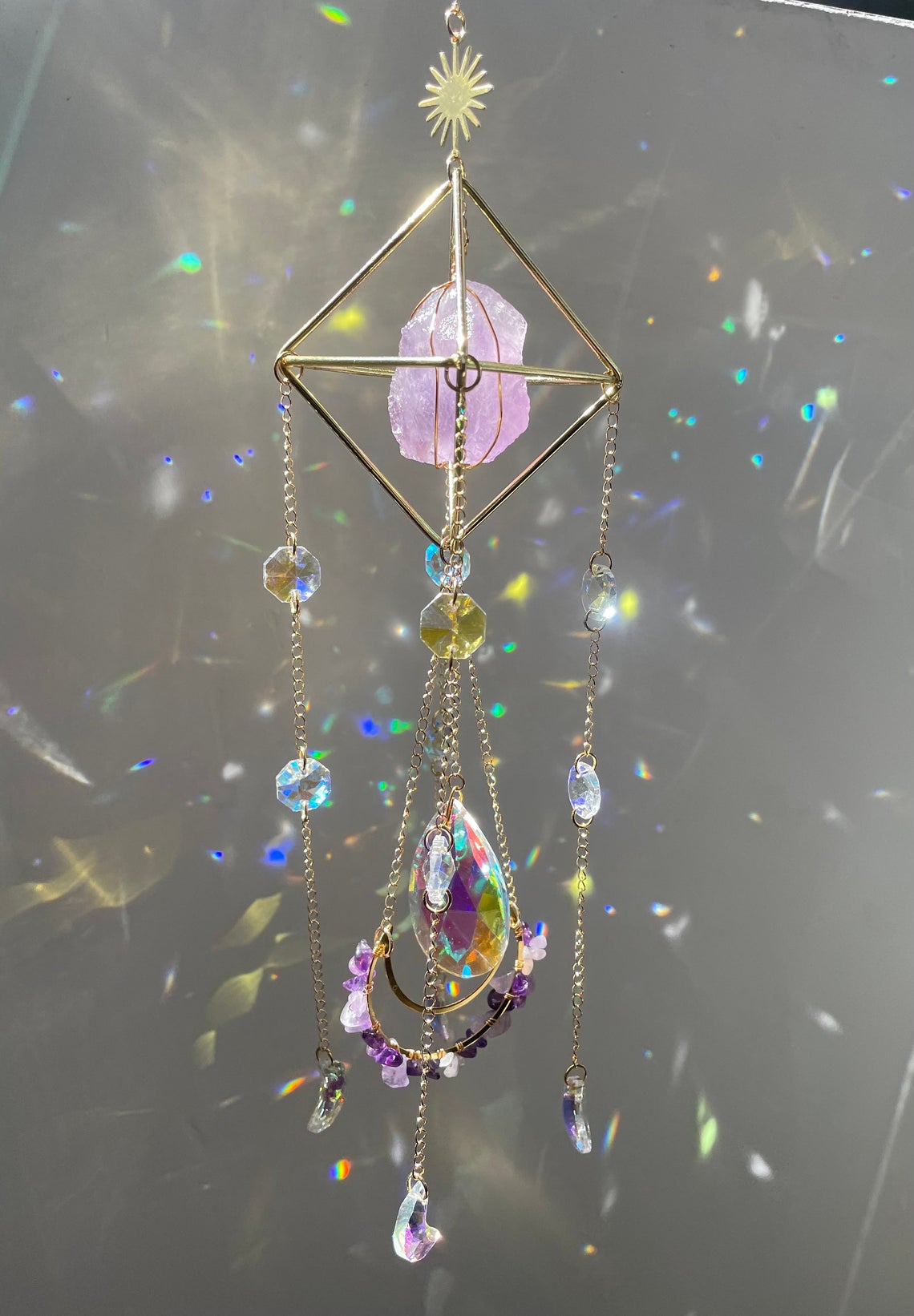Aurora Crystal Suncatchers/Rainbow maker/Home Window decor-EchoDecor