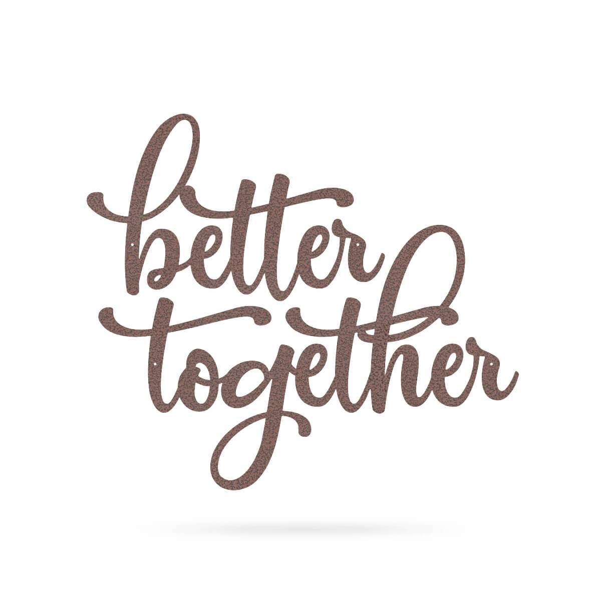 Better Together Wall Sign-EchoDecor