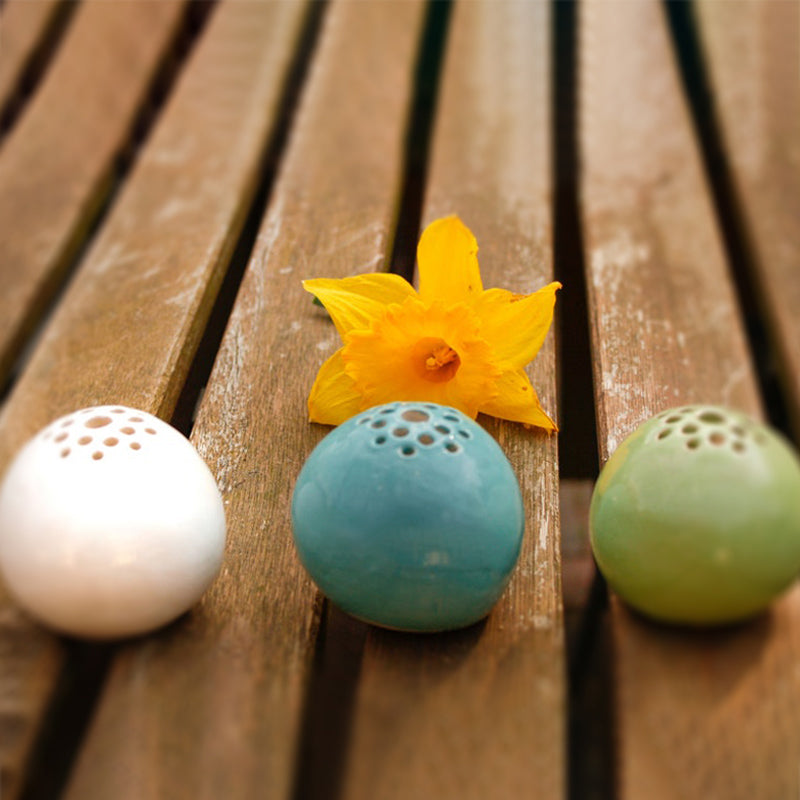 Resin Handmade Vase Flower Stone Table Decor-EchoDecor