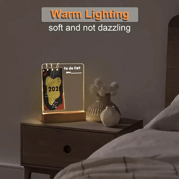 Lighted Message Writing Board With Pen-EchoDecor