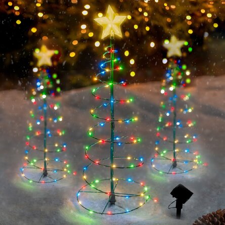 (💝Christmas Pre Sale 50% OFF!!)-Solar Christmas Tree LED String Lights-EchoDecor