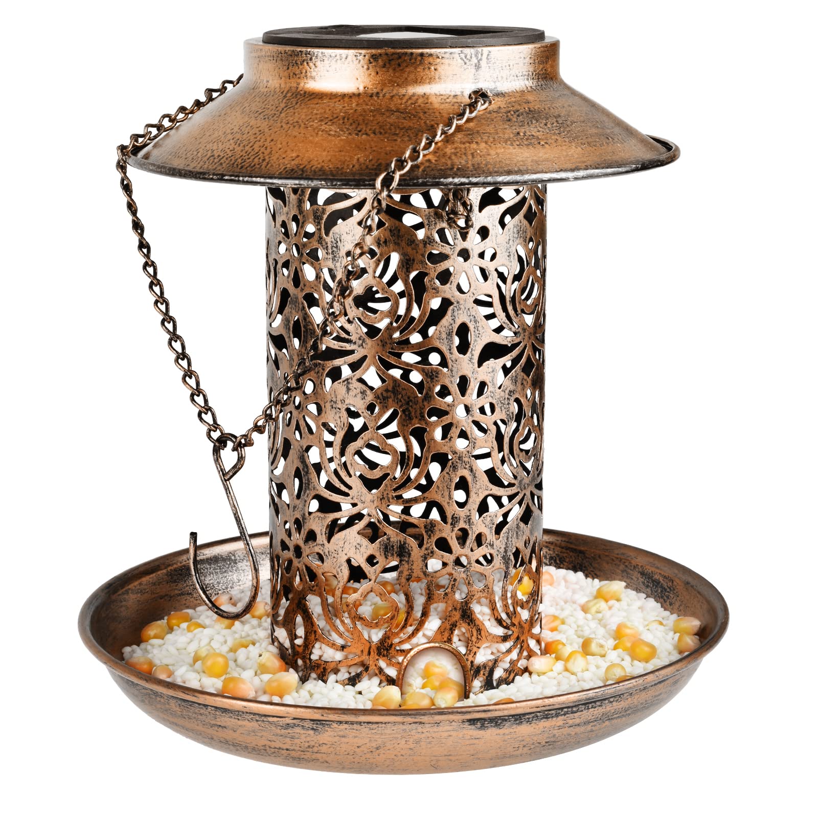  Solar Bird Feeder for Outdoors Hanging-EchoDecor
