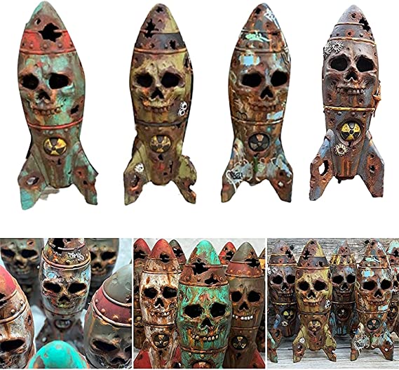 🔥LAST DAY PROMOTION 50% OFF🔥The Skull Bomb - Small Nuclear Warhead Decor☠️-EchoDecor