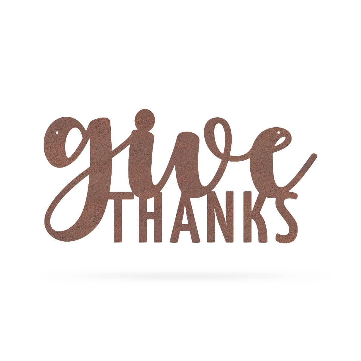 Give Thanks Wall Art-EchoDecor