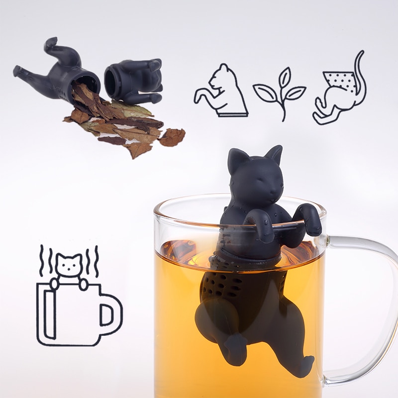 🐱Creative Silicone Tea Strainer&Infuser-EchoDecor