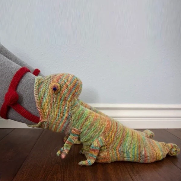 (💝Christmas Sale 50% OFF!!)-3D Knit Crocodile Socks-EchoDecor