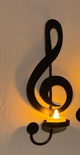 🎶Black Music Note Wall Sconce🎶-EchoDecor