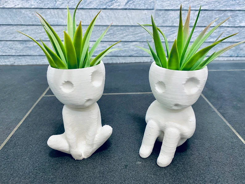 Kodama Planter Cute Japanese Tree Spirits-EchoDecor