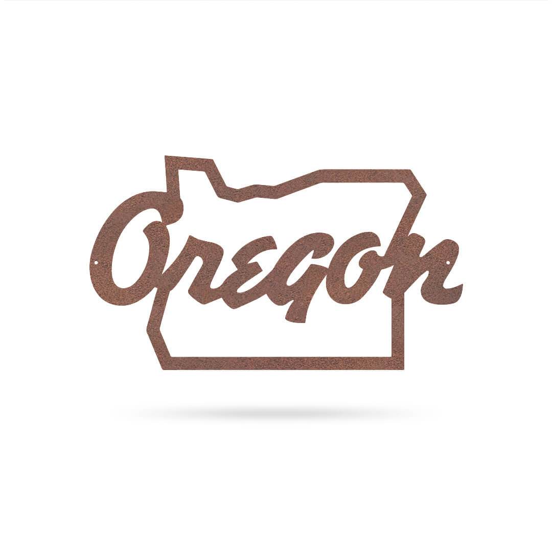 Oregon Metal Wall Art-EchoDecor