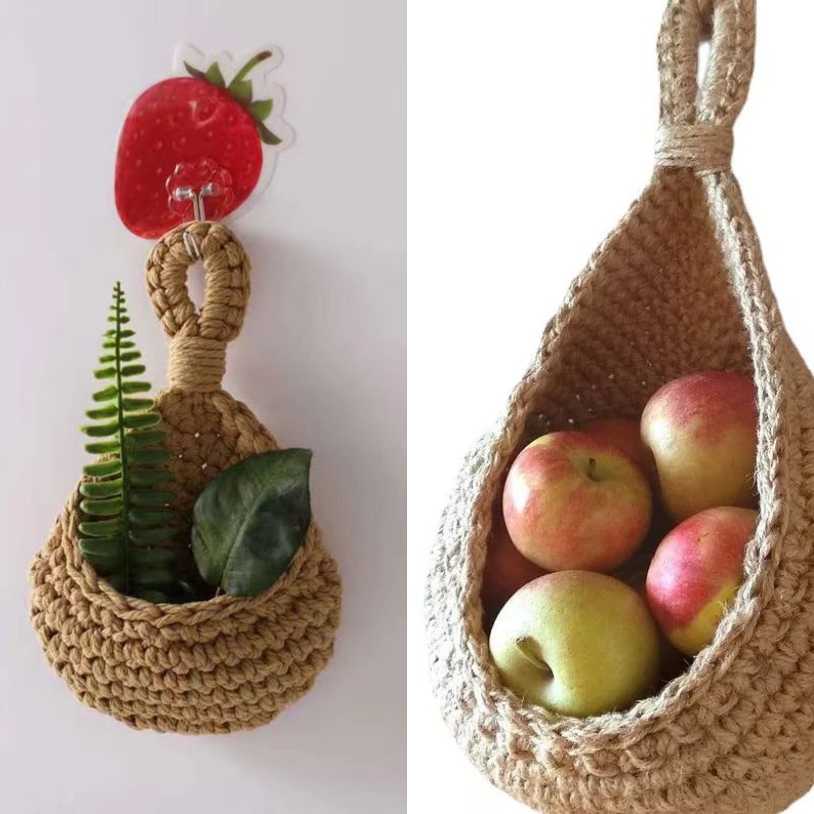 Hanging Wall Vegetable Fruit Baskets-EchoDecor