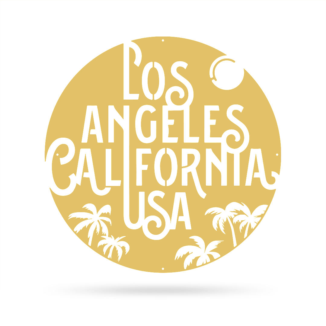 Los Angeles Metal Décor-EchoDecor