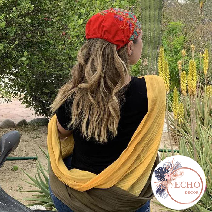 Embroidered Bandana Caps-EchoDecor
