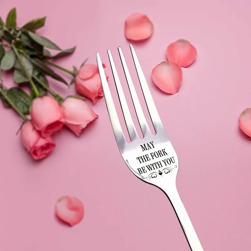😍Inspirational Funny Engraved Forks-EchoDecor