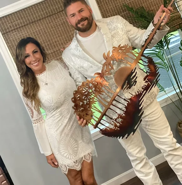 ✨Guitarist Art🎸MEGRAIDANTM️ Handmade Abstract Guitar Metal🎇-EchoDecor