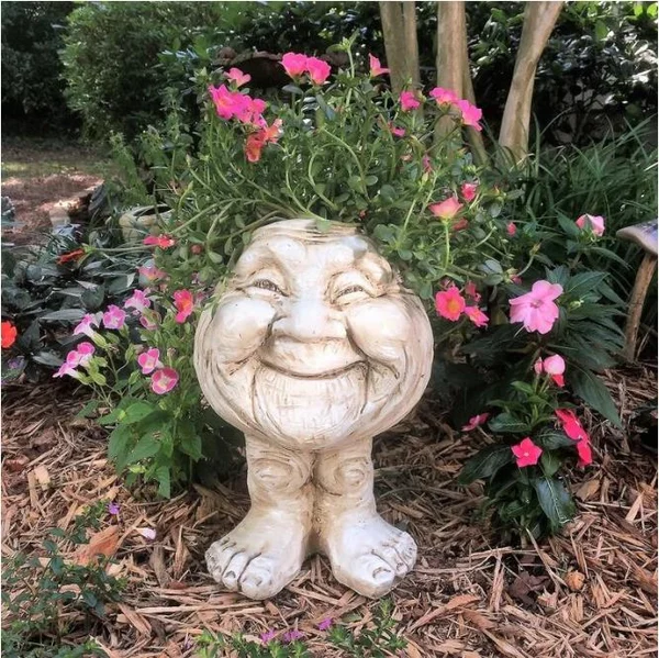 Mugglys Face Statue Planter - Happy New Year 50% OFF🎊-EchoDecor