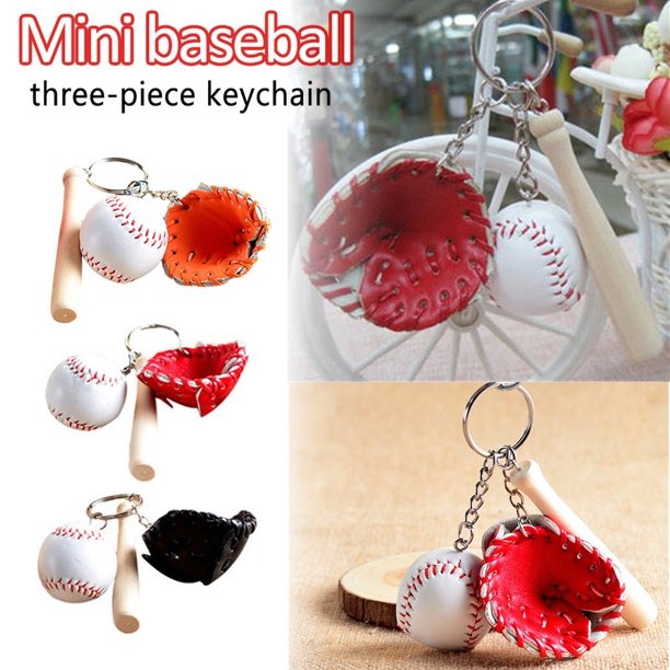 ⚾Mini Baseball Glove Set Charm Keychain-EchoDecor