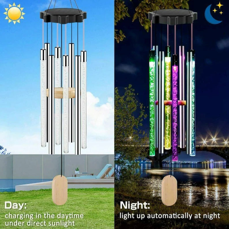 Solar Lights Outdoor Wind Bells-EchoDecor