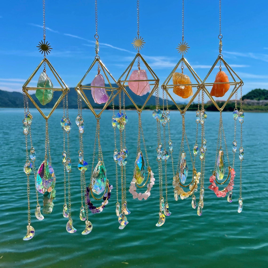 Aurora Crystal Suncatchers/Rainbow maker/Home Window decor-EchoDecor