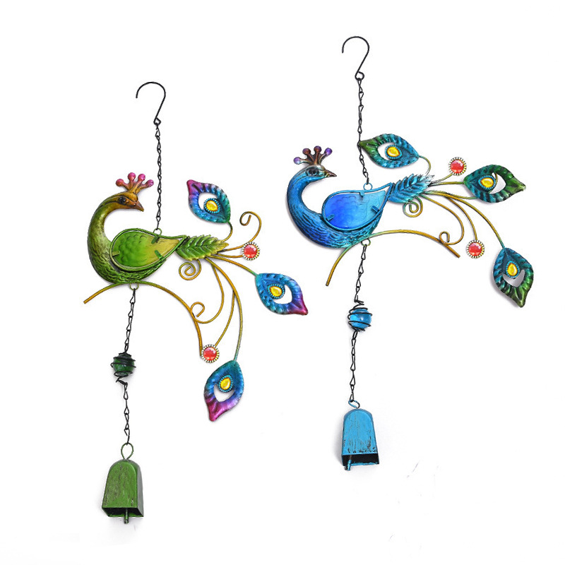 Peacock Garden Wind Chime-EchoDecor