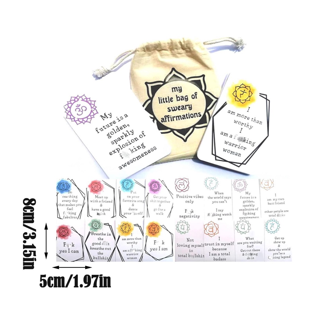 🔥 Hot Sale🔥-Funny Affirmation Card Gift With Storage Pouch🎁-EchoDecor