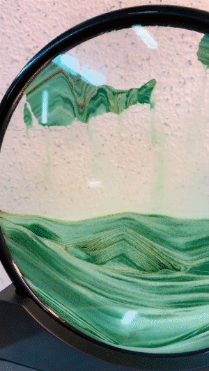 3D Hourglass Deep Sea Sandscape-EchoDecor