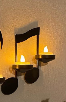 🎶Black Music Note Wall Sconce🎶-EchoDecor