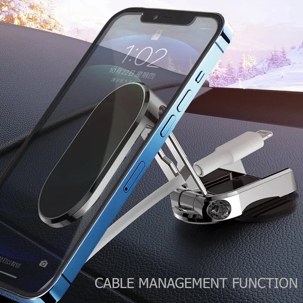 🔥Last Day Promotion 49% OFF - Alloy Folding Magnetic Car Phone Holder-EchoDecor
