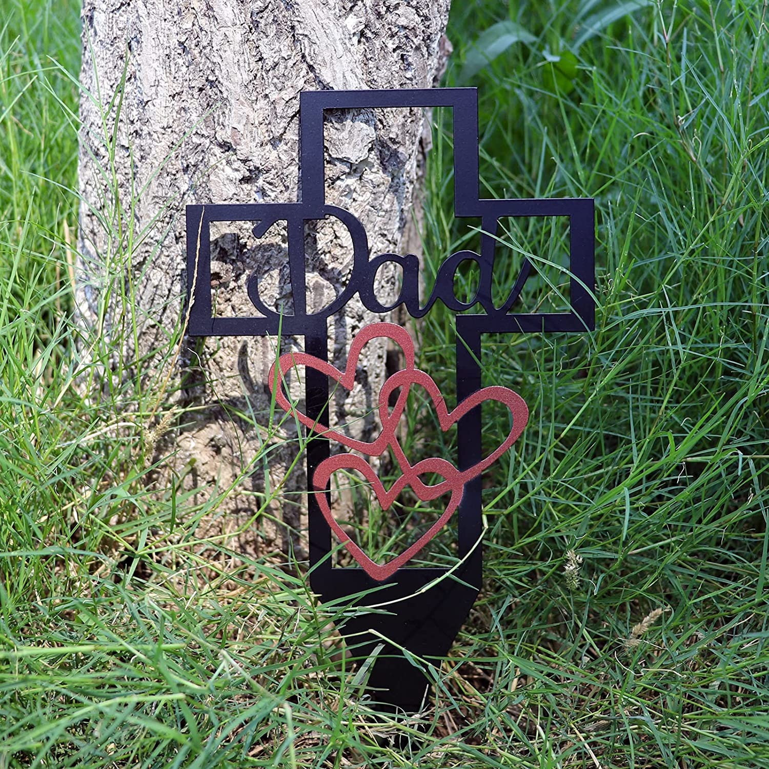 Sale Ends Today 50%OFF - Cemetery Memorial Cross Stake for Parents-EchoDecor