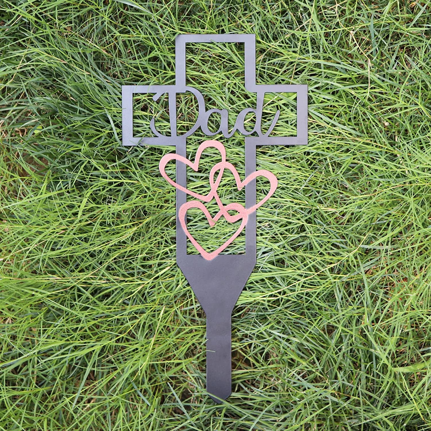 Sale Ends Today 50%OFF - Cemetery Memorial Cross Stake for Parents-EchoDecor