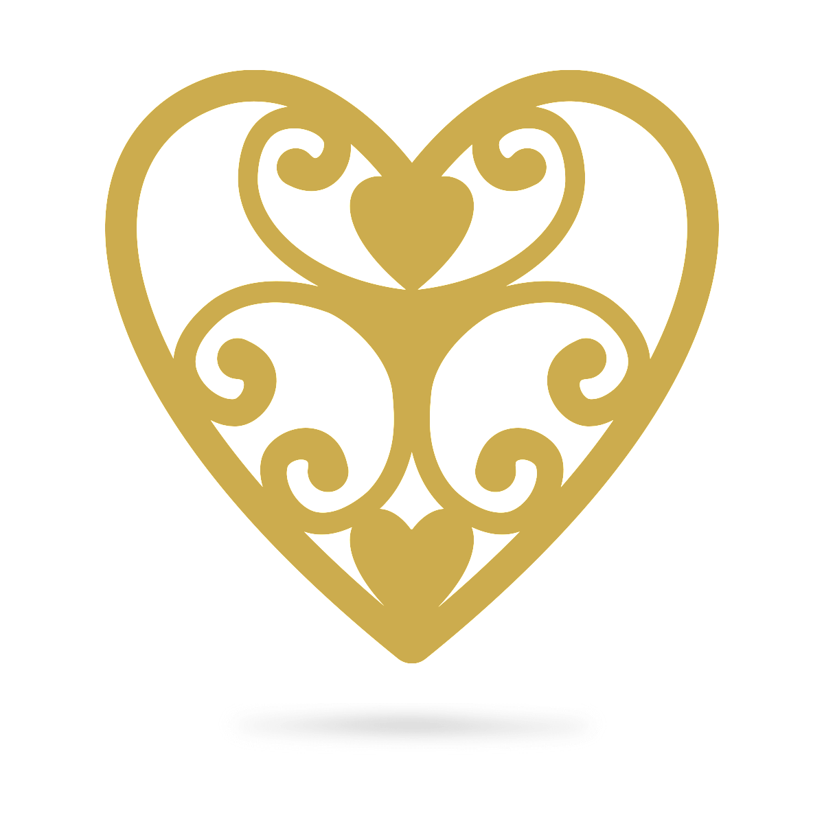 Elegant Heart Wall Art-EchoDecor