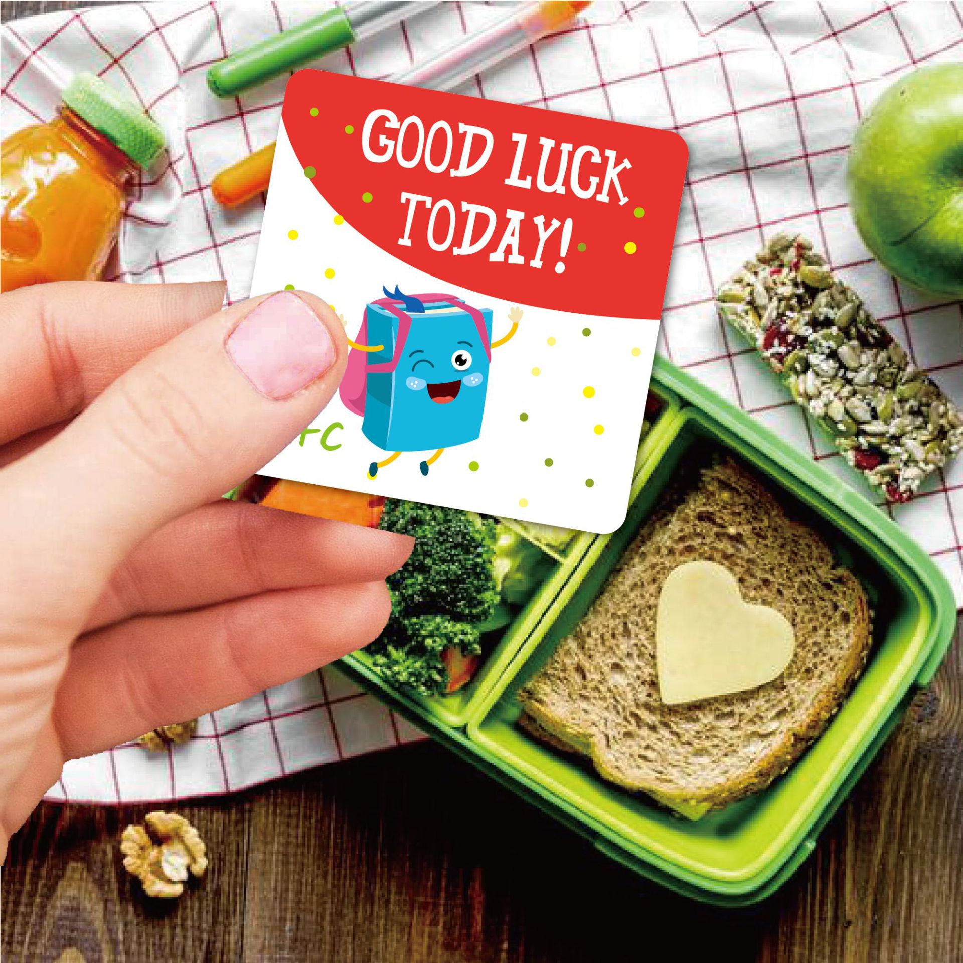 Lunch Box Notes For Kids(Set Of 60 Cards)-EchoDecor