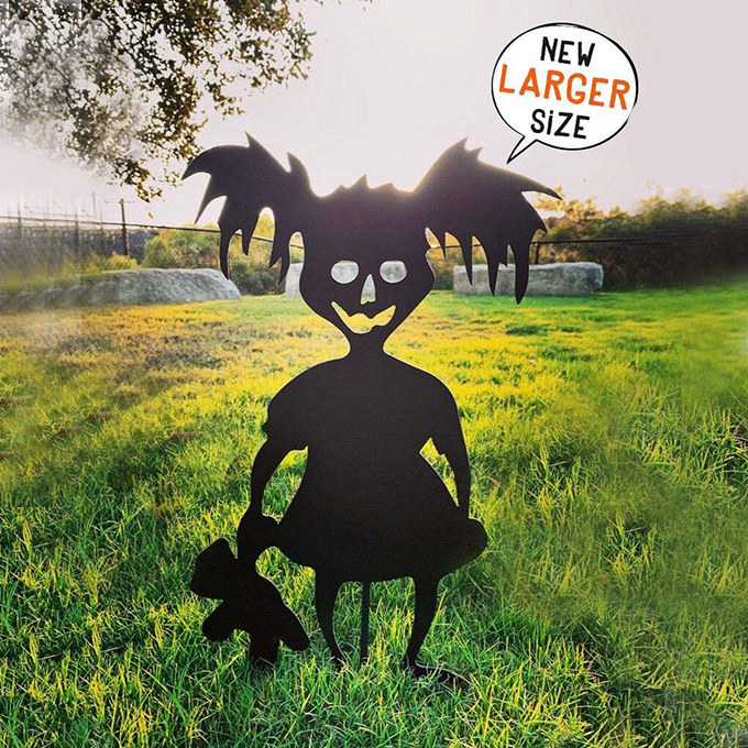 Cute and Unique ghost zombies - Halloween yard decor Metal art-EchoDecor