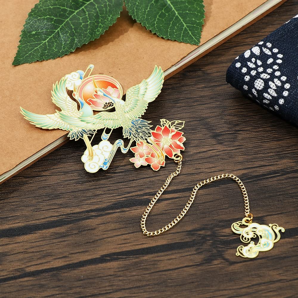 Luxury Metal Bookmark Mythical Beast Ancient Style-EchoDecor