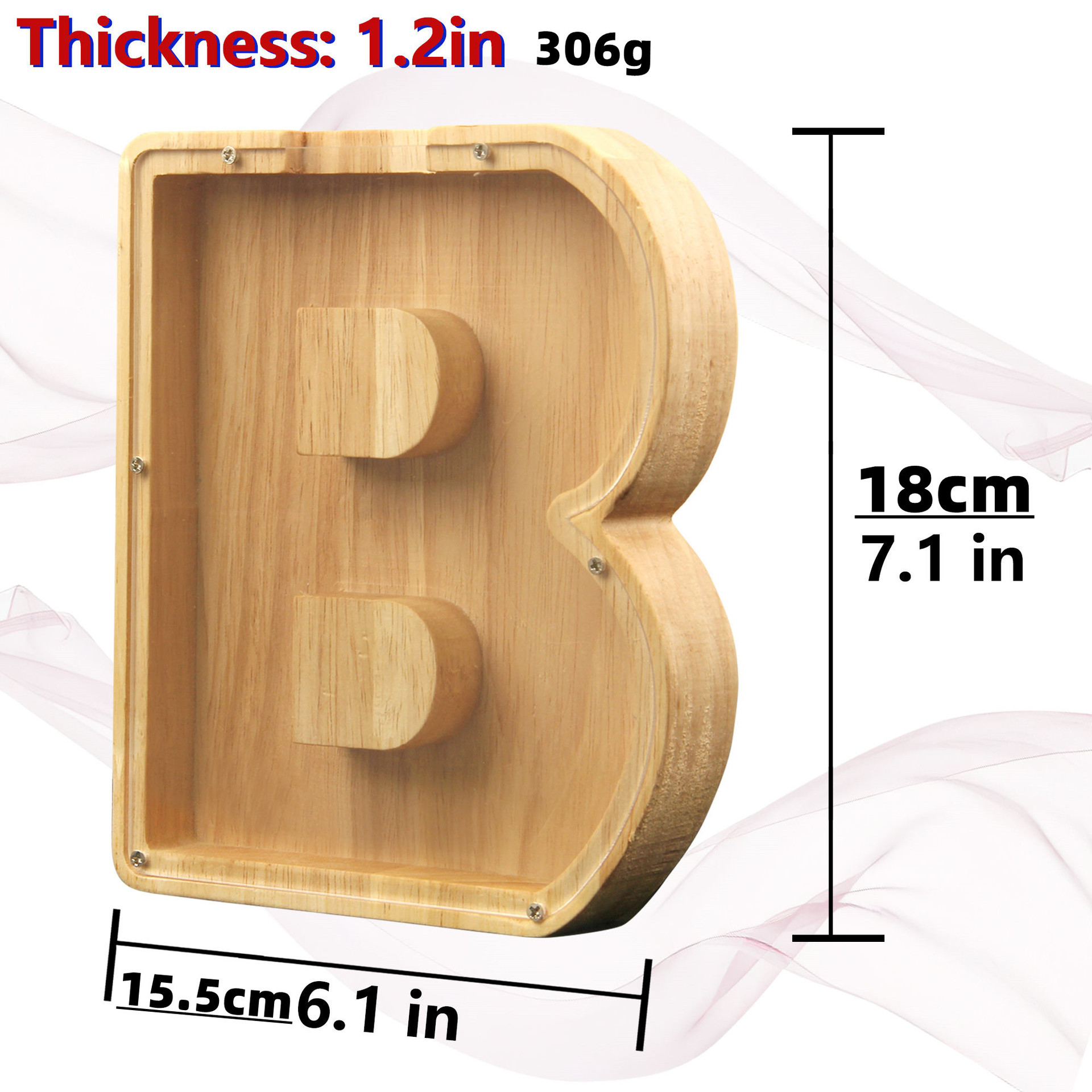 🔥 Last Day Promotion - Piggy Bank-Wood Gift For Kids-EchoDecor