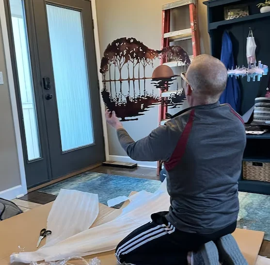 ✨Guitarist Art🎸MEGRAIDANTM️ Handmade Abstract Guitar Metal🎇-EchoDecor