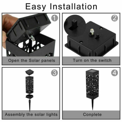 Outdoor Waterproof Solar Beautiful hollow Garden Light💡-EchoDecor