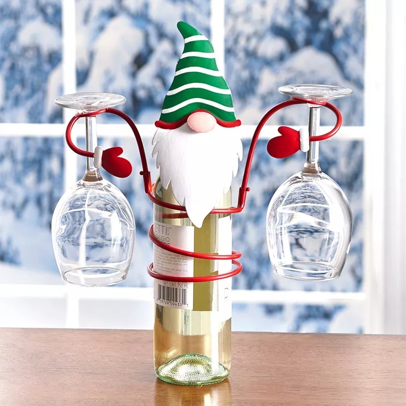 💥CLEARANCE SALE💥-Holiday Wine Bottle Glass Holders-EchoDecor