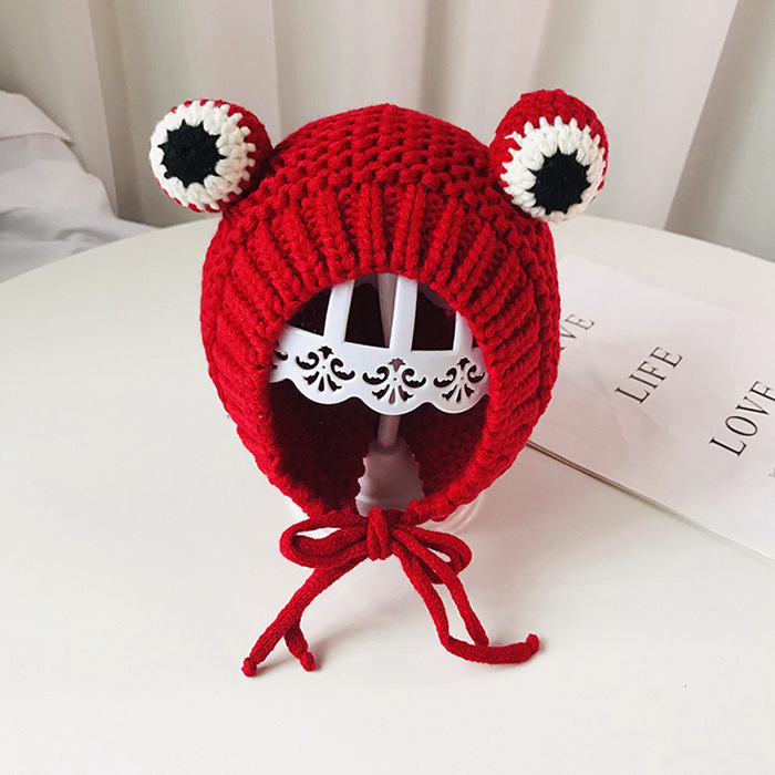 🐸Froggy Knitted Crochet Beanie Gift🎁-EchoDecor