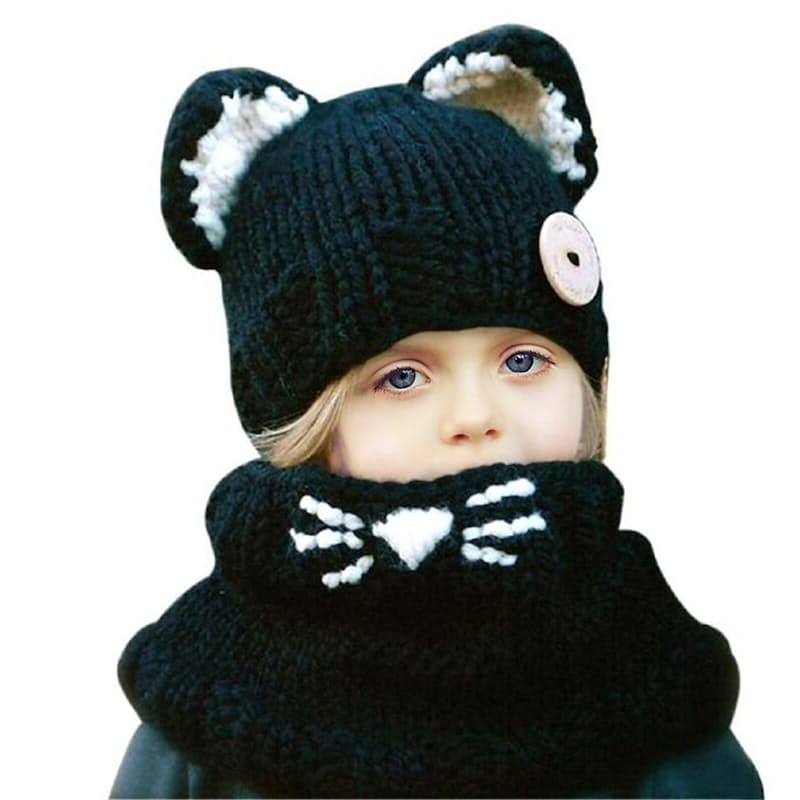  🔥 Winter Kids Knitted Beanie-EchoDecor