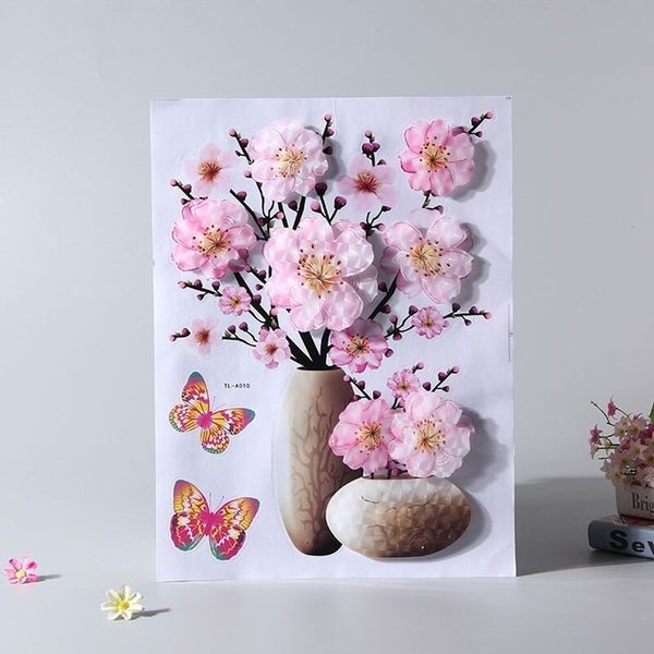 🔥New Year Promotion-50% OFF!! 3D Vase Sticker🌼-EchoDecor