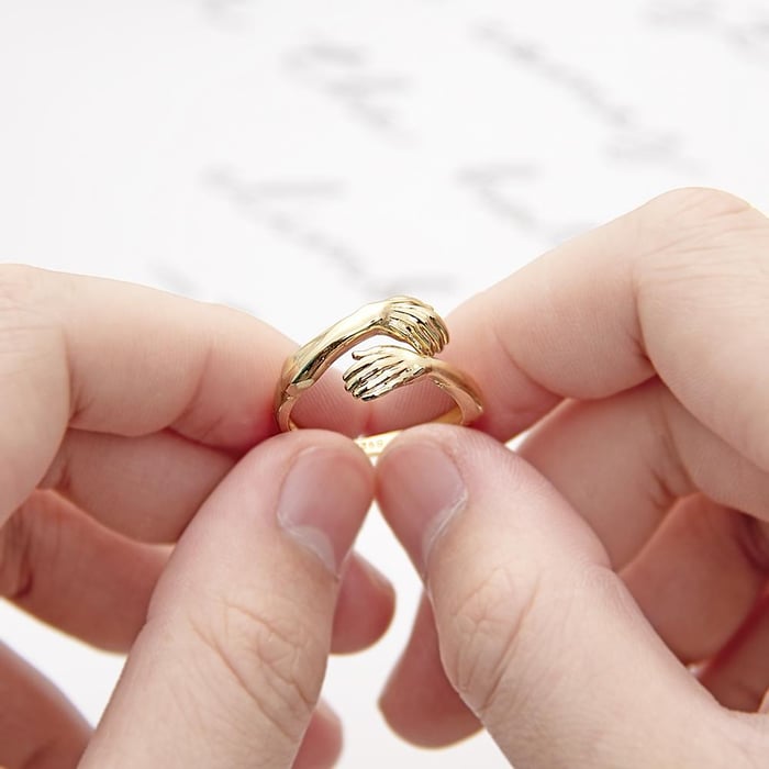 ❤️ADJUSTABLE COUPLE HUG RING-🎁BEST GIFT-EchoDecor