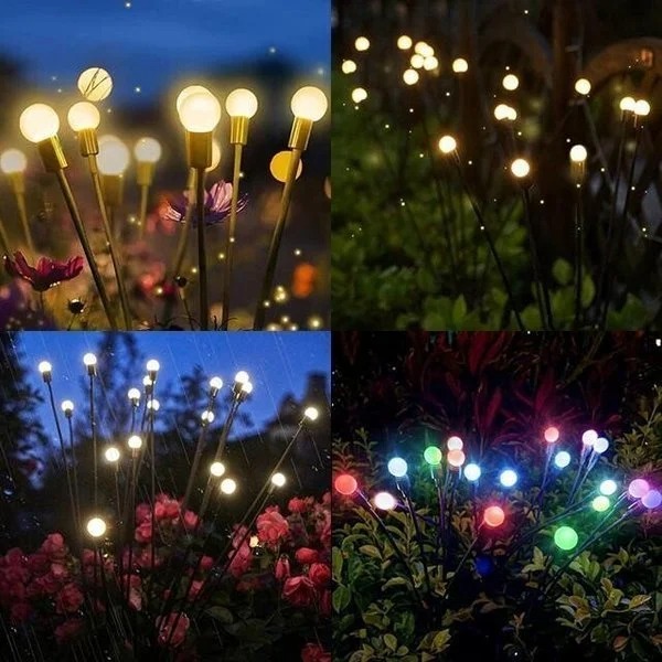  💡 Waterproof Solar Garden Fireworks Lamp