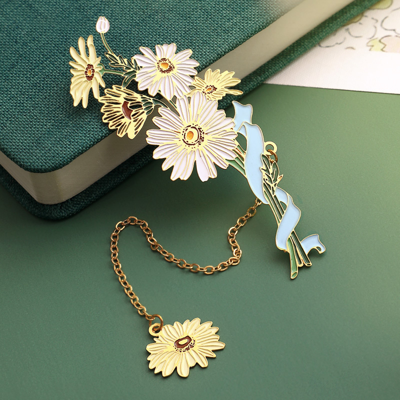 ✨Delicate Gift--🌷Metal Flower Bookmarks For Book Lovers-EchoDecor