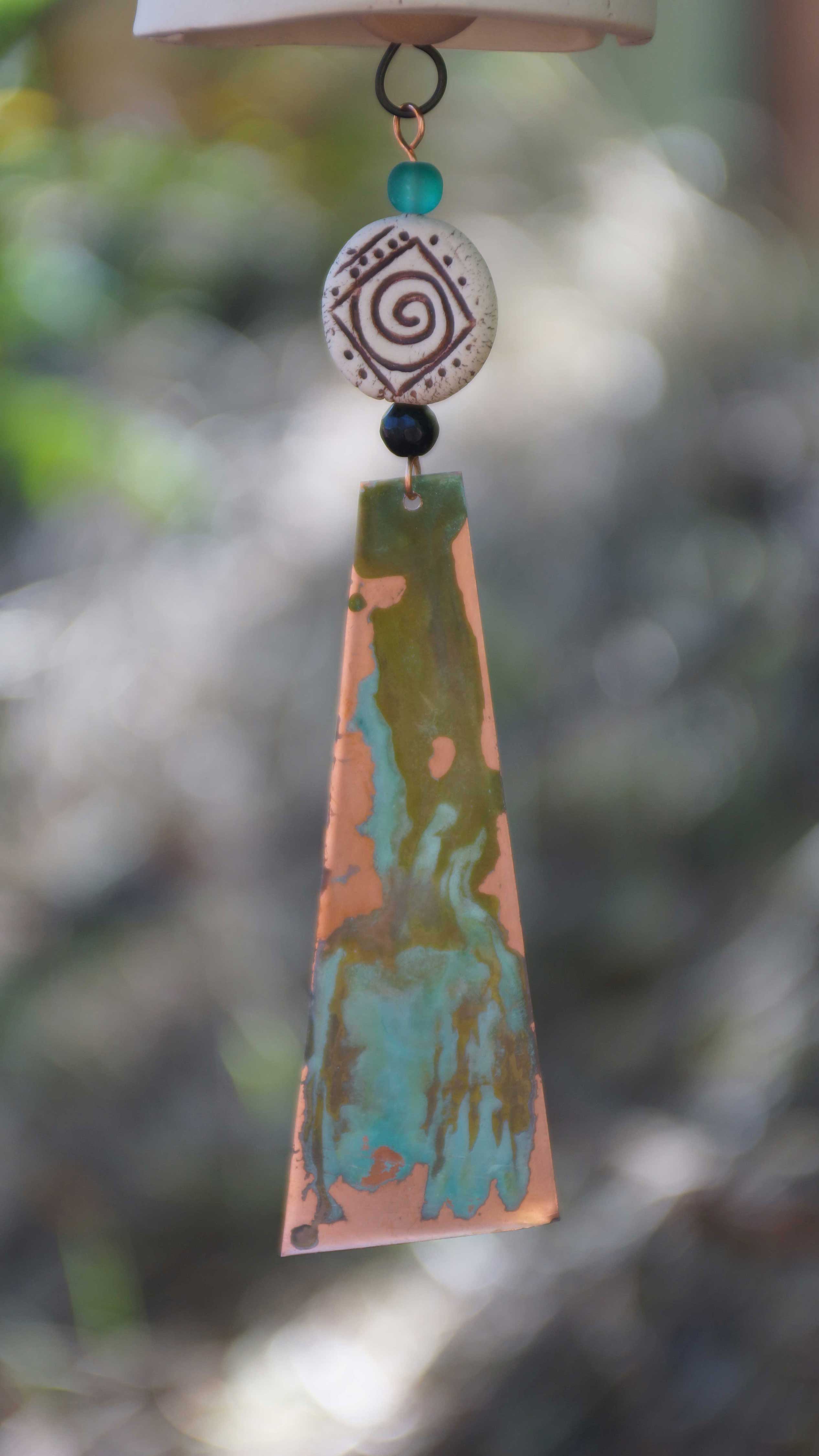 Handmade Ceramic Wind Chime-EchoDecor