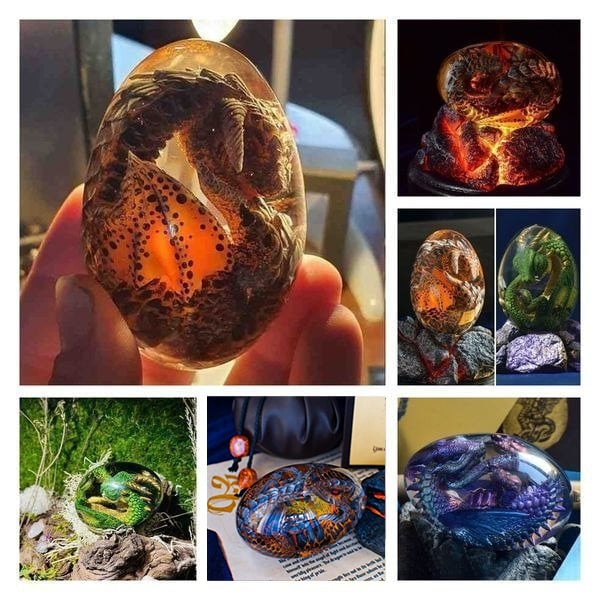 🐉Lava Dragon Egg-Perfect gift for dragon lovers🐉-EchoDecor