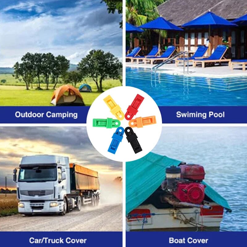 Adjustable Heavy Duty Lock Grip for Tarp & Shade Cloth-EchoDecor