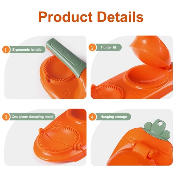 🎉Hot Sale 50% Off-2 IN 1 Dumpling Maker【BUY 2 FREE SHIPPING!】-EchoDecor